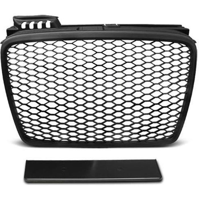 Calandre Sport Grille Noir Mat Compatible Avec A4 S4 B6 8E 2000-2004 - 5