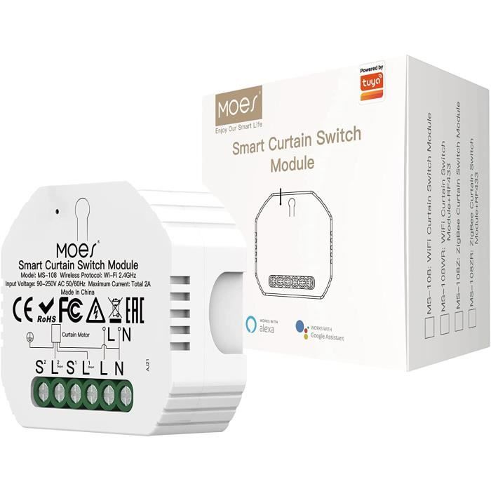 Module WiFi Tuya Pour Commande De Rideaux Et Volets - Connecté Domotique - Neuf