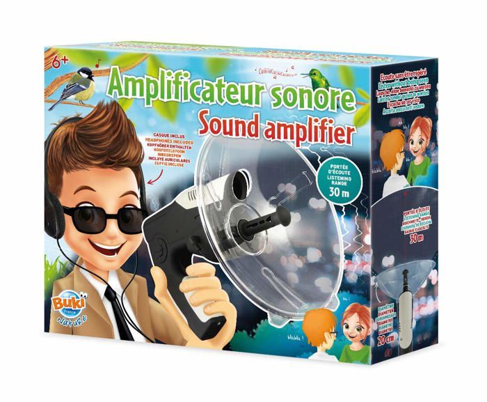 Amplificateur sonore - BUKI FRANCE - Portée d'écoute de 30 mètres - Casque inclus