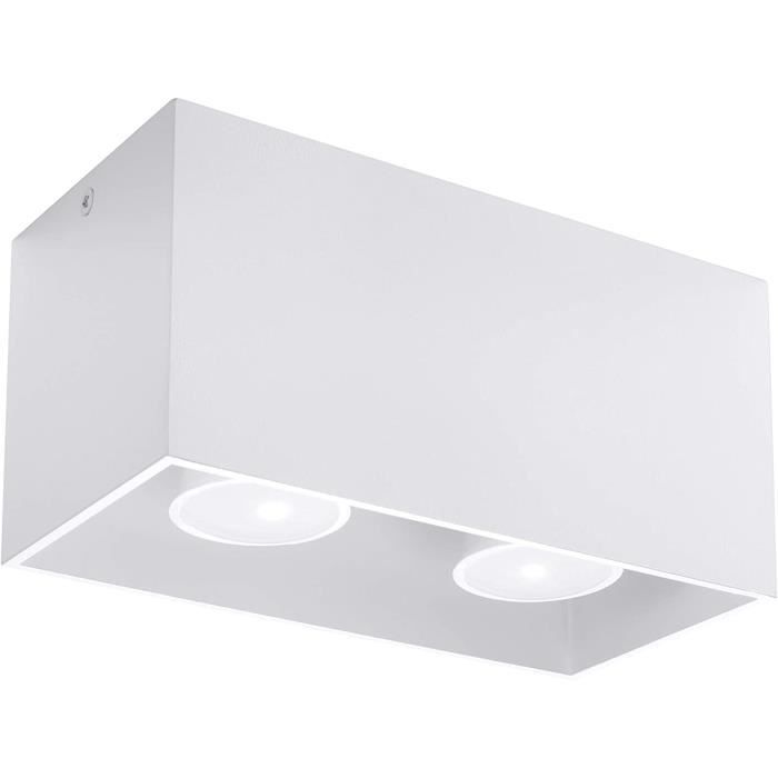 Plafonnier LED Eclairage 15 W Lampe Variable 3000 K Blanc Satiné