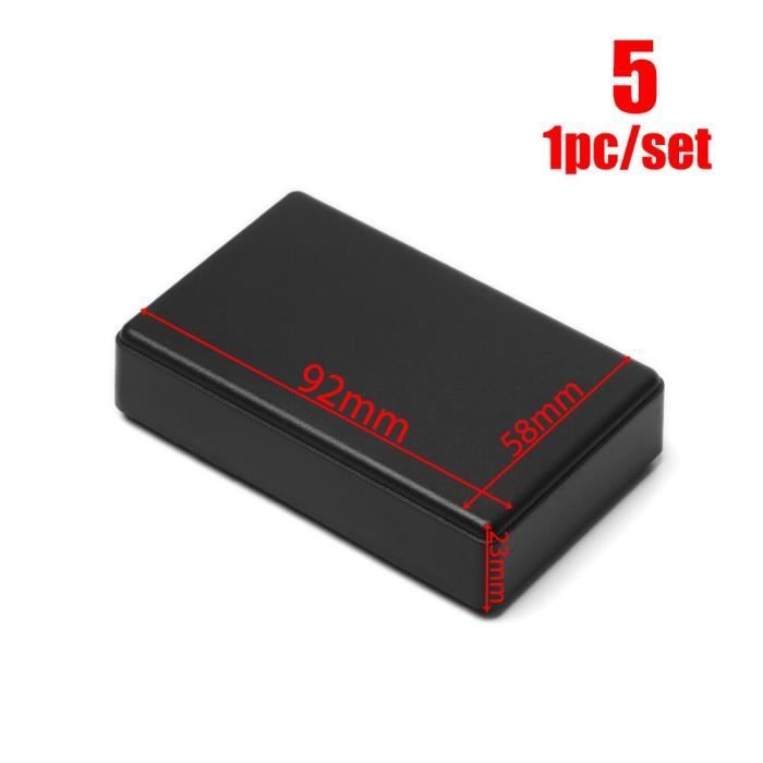Boîte de jonction en plastique 150 x 100 x 50 mm pour projet de circuit imprimé électronique à faire soi-même avec vis (150 x 100 x 50 mm, blanc Boîte de jonction en plastique 150 x 100 x 50 mm pour projet de circuit imprimé électronique à faire soi-même avec vis (150 x 100 x 50 mm, blanc