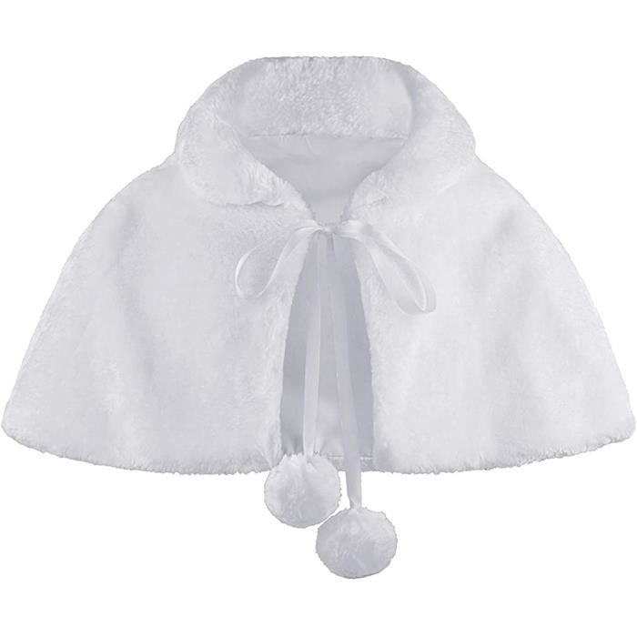 RageIT 1799 Blanc 3-4 Y Filles Pom Cape