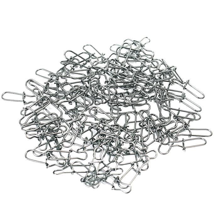 130 Pièces Émerillons De Pêche En Acier Inoxydable - Tailles 4# à 12#, Résistance 8-23 Kg - Pour Eau Douce Et Salée, Avec Boîte De Rangement