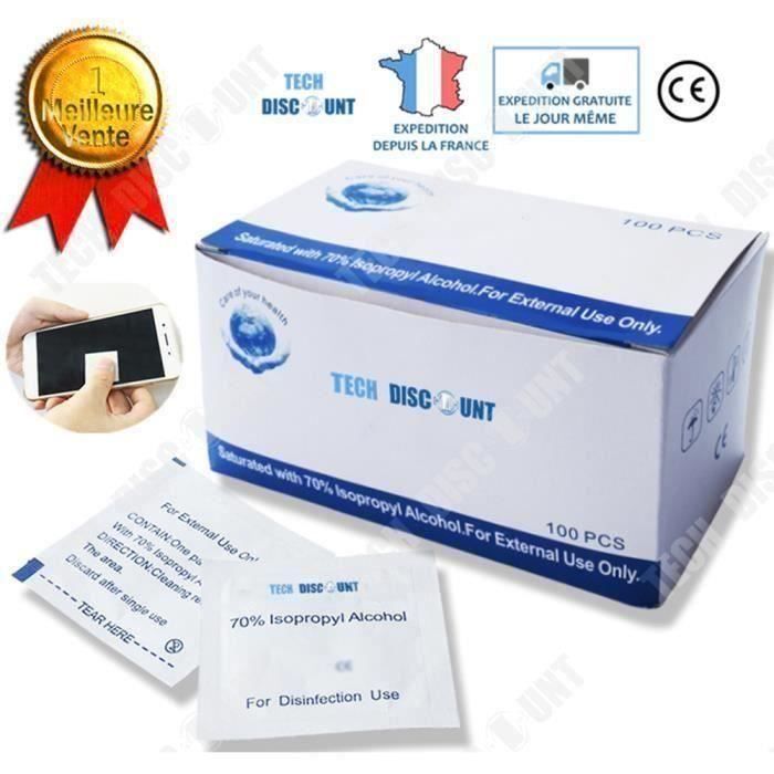 BK TD® lingettes nettoyantes pour smartphone desinfectantes multi usages lunettes de vue ecran ordinateur tablette alcool telepho BK TD® lingettes nettoyantes pour smartphone desinfectantes multi usages lunettes de vue ecran ordinateur tablette alcool telepho