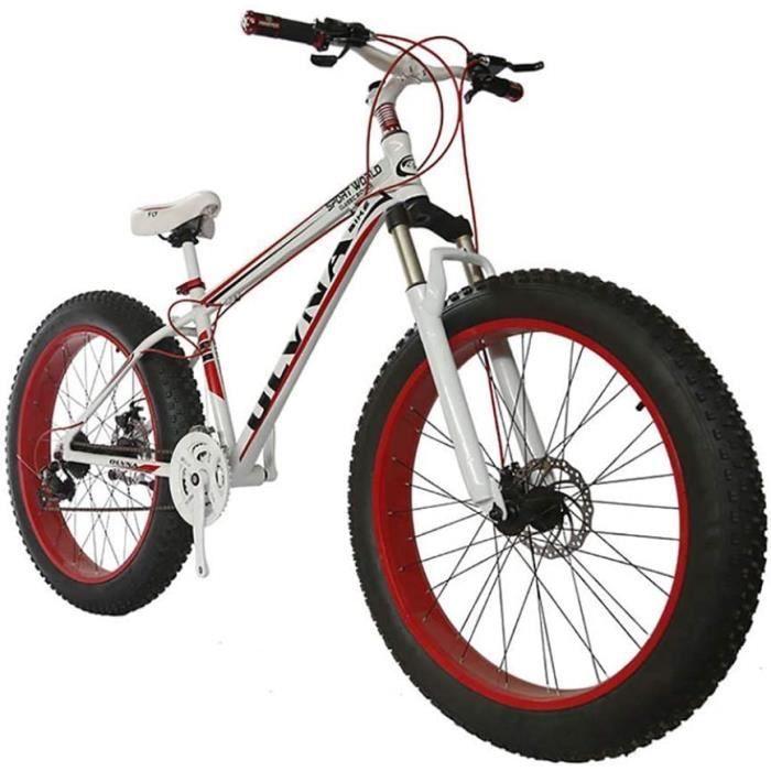 Roues Fat Bike 26x4.0 Pouces - Jante Alliage, Frein à Disque, Moyeu 135/195 Mm, Pour Vélo Neige/plage/électrique