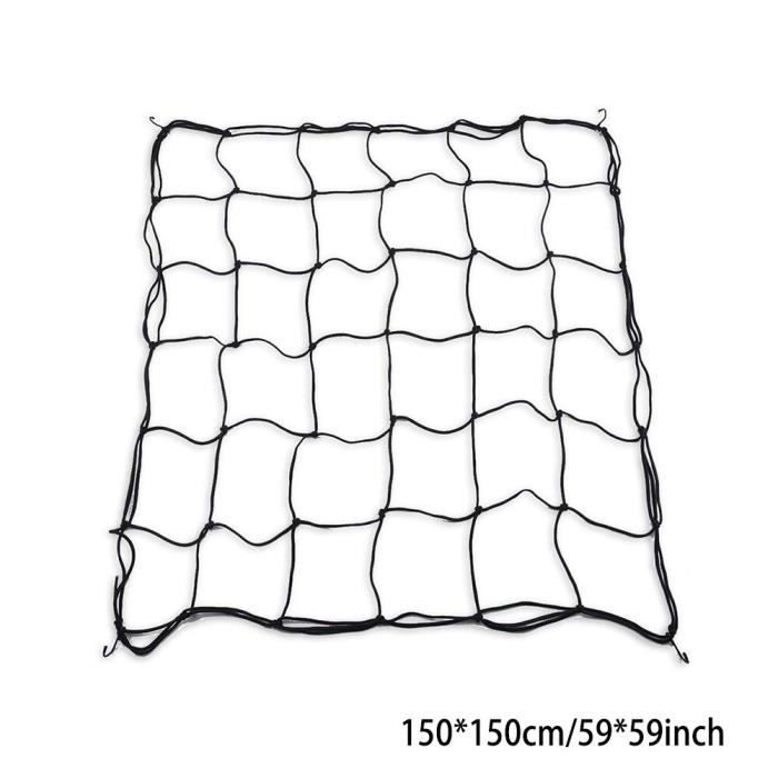 Filet De Culture 80x80 Cm - Maille Élastique Avec Crochets - Pour SCROG