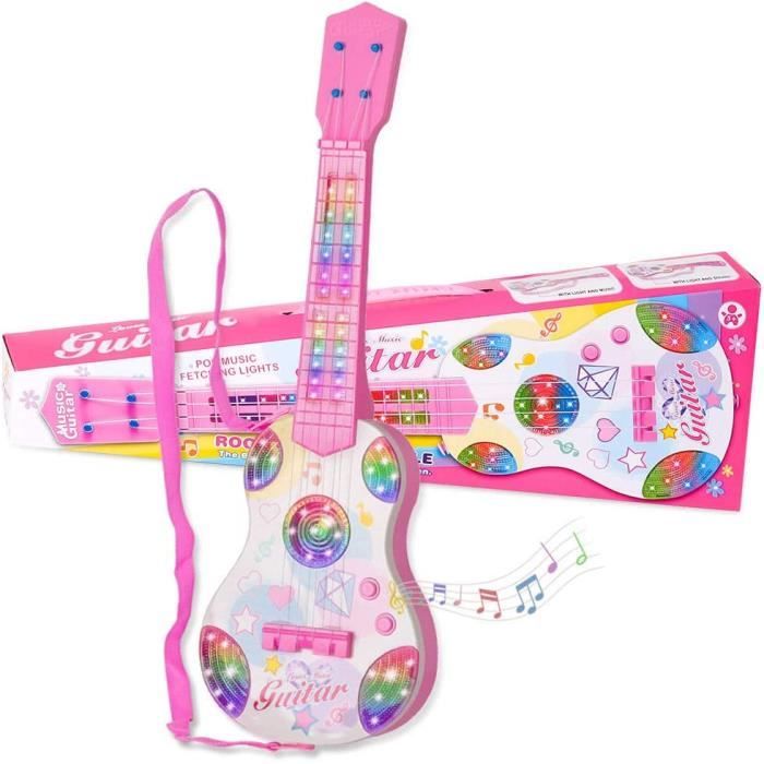 Guitare électrique à 4 cordes pour enfant • Enfant World