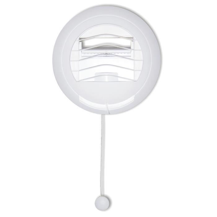 Bouche extraction VMC cuisine appartement 45/120 avec manchette rénovation diamètre 116 mm
