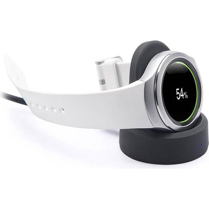 Dock de charge Samsung Galaxy Watch 42 46 mm Systeme magnetique Noir