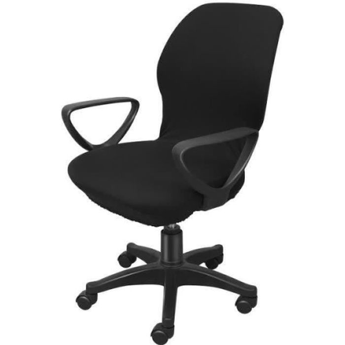 chaise de bureau - fauteuil de bureau housse de chaise extensible confortable et amovible pour le bureau de la salle informatique