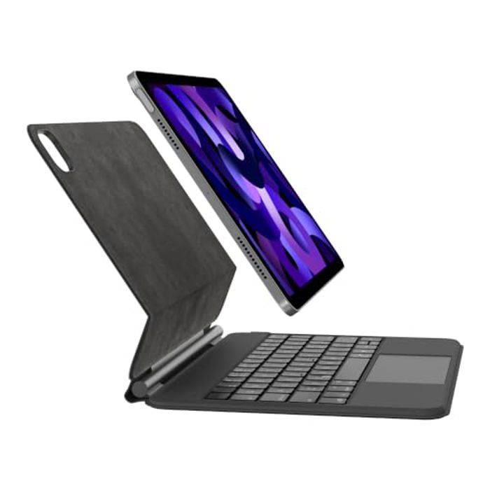 Clavier Bluetooth - Belkin - Pro - Rétroéclairé - Trackpad Ergonomique - Fixation Magnétique Apple Pencil