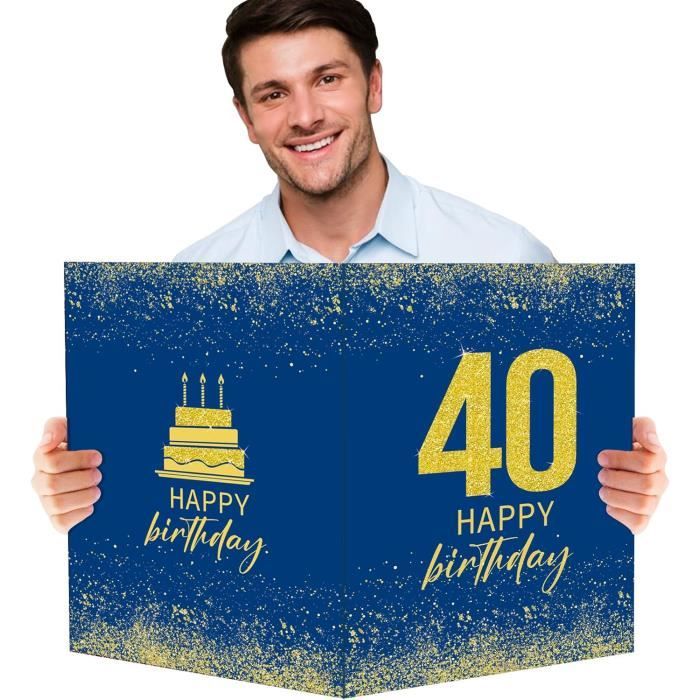 Grande Carte De Voeux Happy Birthday Carte De Voeux Géante Colorée