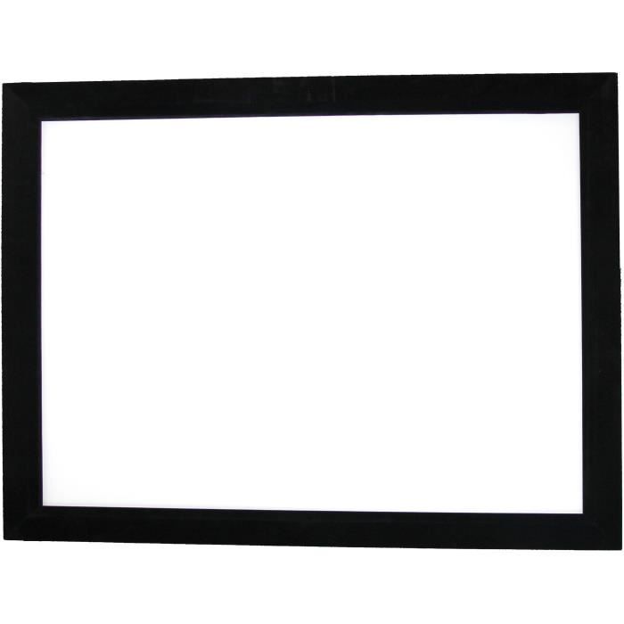 Ecran de projection ORAY Cineframe 135x240 - Toile blanc mat, cadre velours noir de 8cm - 16:9