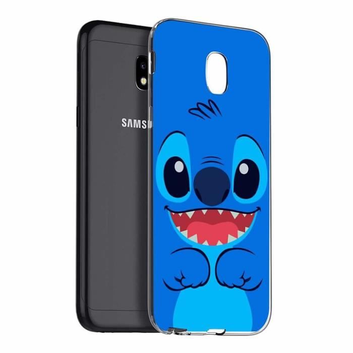 Coque Pour Samsung Galaxy J5 2017 (EU Version) Stitch bleu ...