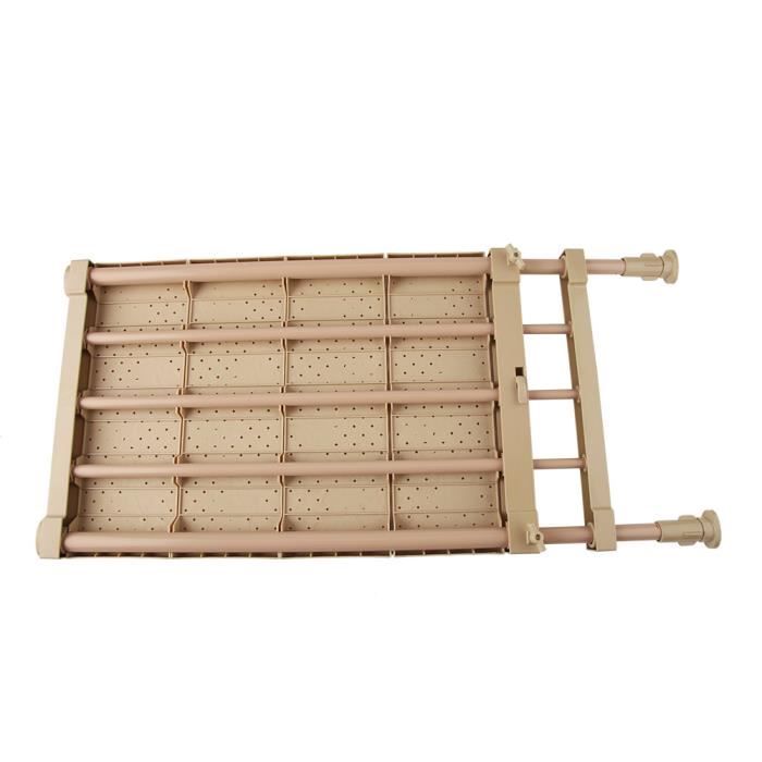 Étagère Bureau Réglable En Bois - Organisateur Rangement Livres/Déco - Modulable Et Facile à Monter