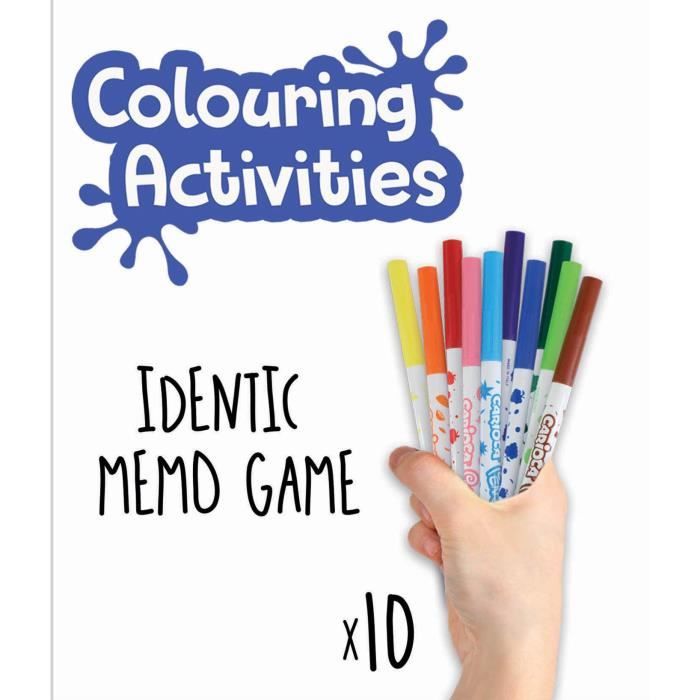 EDUCA - malette jeu memo identic parfumé à colorier - Cdiscount Jeux ...
