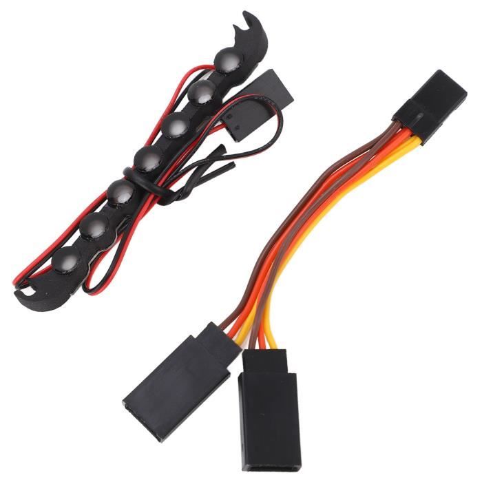 Barre lumineuse de toit de voiture télécommandée – 32 perles LED, 100 mm étanche, lampe LED tout-terrain pour camion à chenilles, SUV, ramper sur rocher, conduite de nuit – Accessoire durable