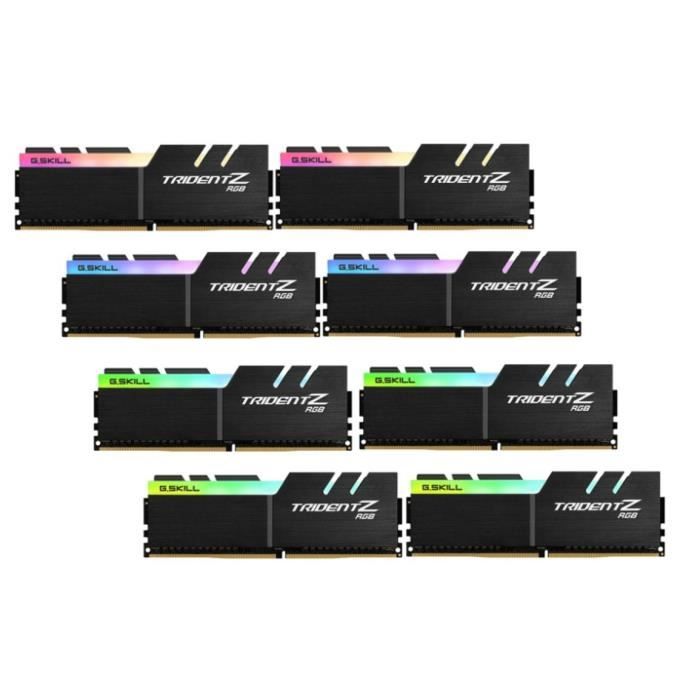 Memoire PC GSKILL PC4-21300 Mémoire PC - 4 x 8 Go - DDR4 - 2666 Mhz - CL18-18-18-43 - 1.2V pas cher Memoire PC GSKILL PC4-21300 Mémoire PC - 4 x 8 Go - DDR4 - 2666 Mhz - CL18-18-18-43 - 1.2V pas cher