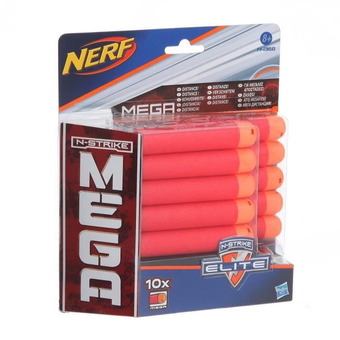NERF MEGA - Recharges x10 [FLÉCHETTES OFFICIELLES] - Cdiscount Jeux - Jouets