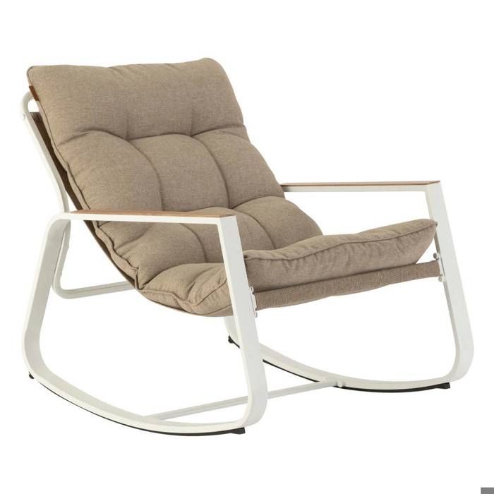 Fauteuil à bascule de jardin Felinio taupe - Hespéride Fauteuil à bascule de jardin Felinio taupe - Hespéride