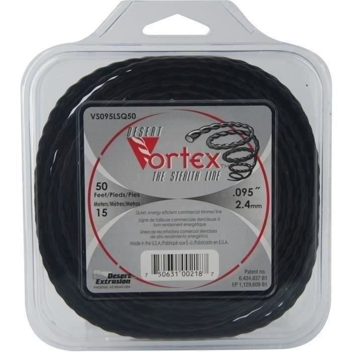 Coque fil nylon VORTEX JARDIN PRATIC - Longueur 15m, Ø 2,40mm