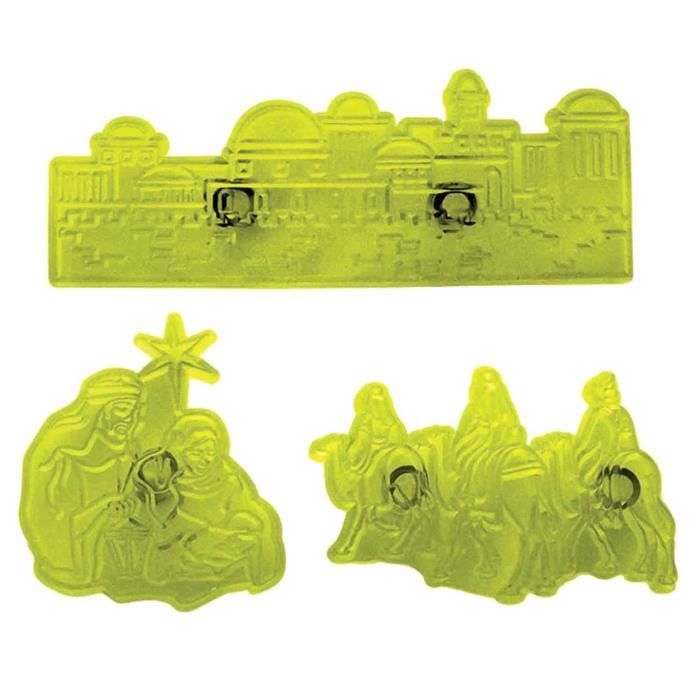 Emporte Pièce Pâques, 3D Moule Biscuit Plastique, Pâques Biscuits Moule