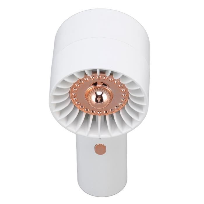 Mini ventilateur de poche Réglage du vent à trois niveaux Charge USB avec  un lumiere ( blanc ) minifinker xy17405 - Cdiscount Bricolage