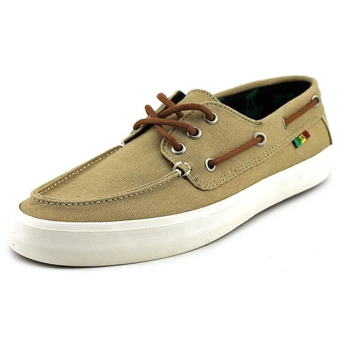 vans bateau beige