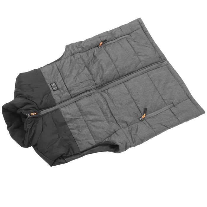 Pantalon chauffant pour homme rechargeable par USB avec doublure en polaire  lavable (couleur : gris, taille : S)