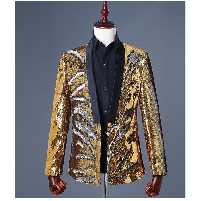 Veste Argentée Avec Miroir / Costume De Noël Pour Homme De Verre / Style Verre Brisé / Costume De Noël Pour Homme Avec Miroir / - Par ETERESHOP_M96 - France