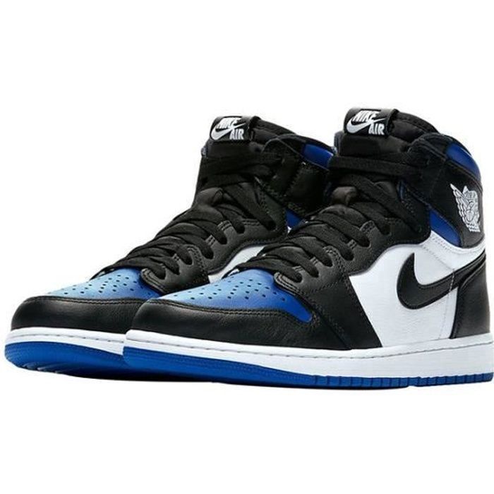 Basket Nike Air Jordan 1 Retor High OGWhite RoyalChaussure de Sport AJ 1  Homme Femme 555088-04 Blue/blanc - Cdiscount Chaussures