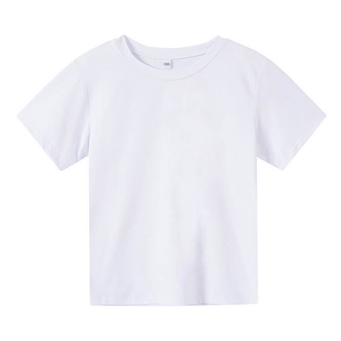 Tee-shirt Manches Courtes Avec Motif Estival Fille Blanc Chine