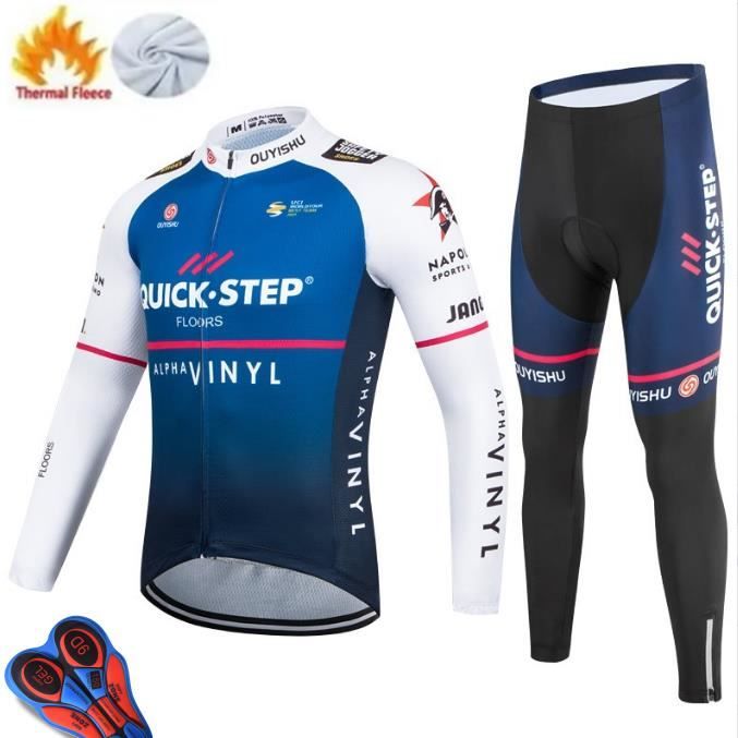 T-JMGP Maillot Cyclisme Set ,Vêtements Cyclisme Pour Hommes Vêtements Sport À Manches Longues
