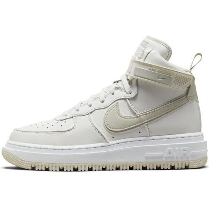 Basket Nike AIR FORCE 1 BOOTS - Blanc - Tige en cuir - Laçage à largeur variable