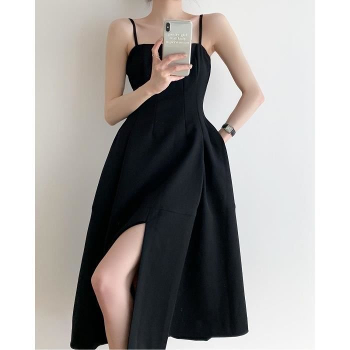 Robe on sale noire vintage