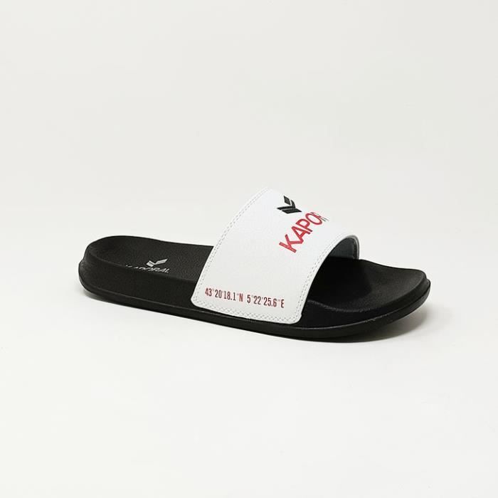 Sandale Homme - KAPORAL - BERG - Blanc - Confortable pour les promenades estivales