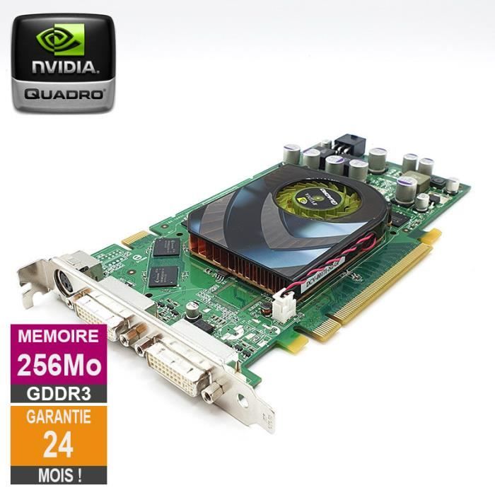 Carte graphique Nvidia Quadro FX 3500 256Mo GDDR3 PCI-e DVI S-Video 413110-001