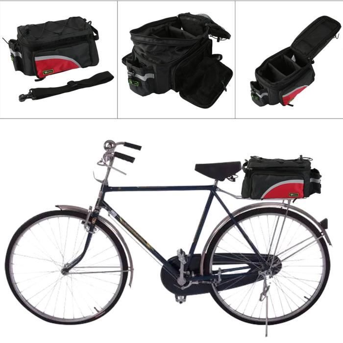 NorthSpoor Sacoche Vélo Multifonction Porte-Bagages 27 Litres Avec Housse Étanche