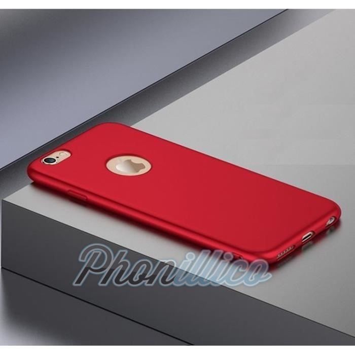 coque iphone 7 rouge ultra slim