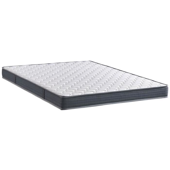 Matelas Tres Ferme Pour tous BZ + Alese 120x190 x 16 cm + Oreiller Visco -  Mousse Haute densite 34 kg/m3 Haute Resilience - Dim Taille 120x190