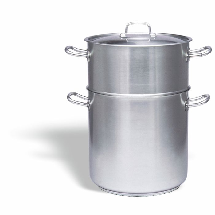 Couscoussier Kamberg In Alluminio - 3-in-1, 24 Cm, 8L, Per Induzione E Cottura A Vapore - Foto 8