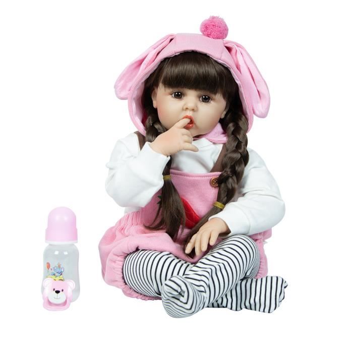 Poup e r aliste de b b Erin 24 pouces 60 cm corps en tissu