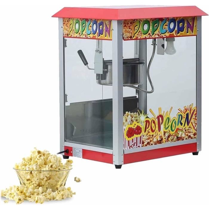 RHO- Pop-corn Popper Mini machine à pop-corn 1200W Machine à pop-corn