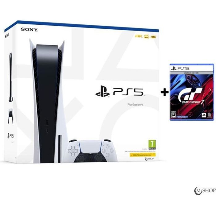 Pack PlayStation 5 Édition Standard + Gran Turismo 7 PS5