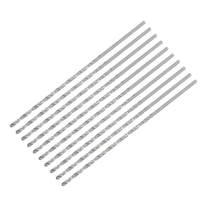 Foret Mèche SOURCING MAP 2mm Mini Micro Forets Hélicoïdaux HSS Droit