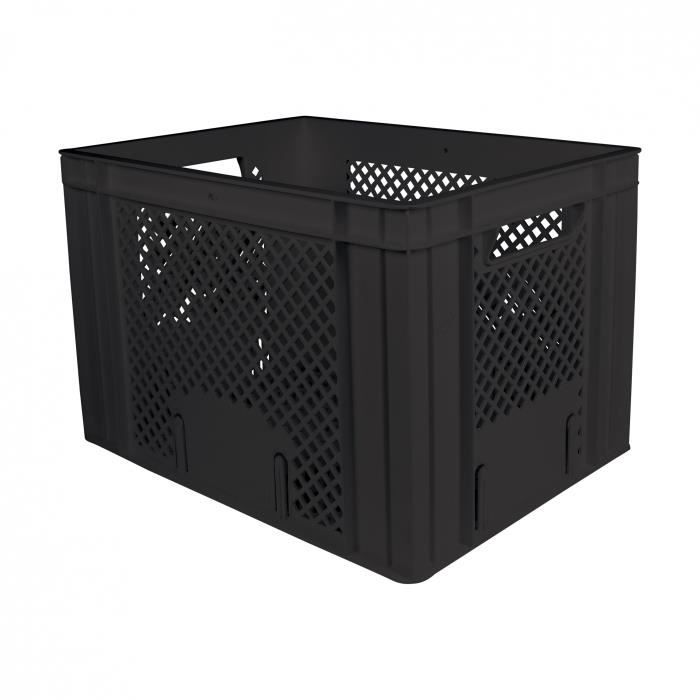 TOM caisse de vélo 31,2 litres 40 x 30 cm noir