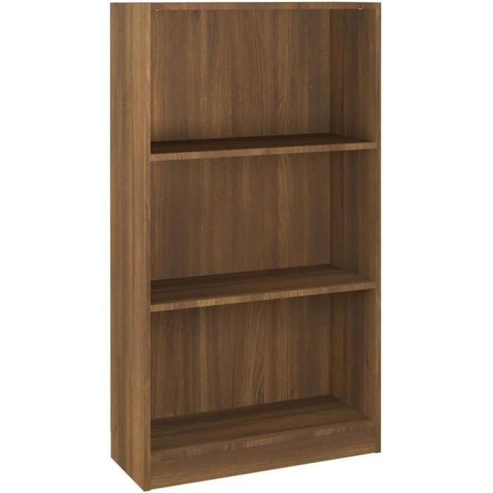 Bibliothèque De Bureau 2 Niveaux Blanc Et Noir - Organisateur Livres Et Documents En Bois Et Métal