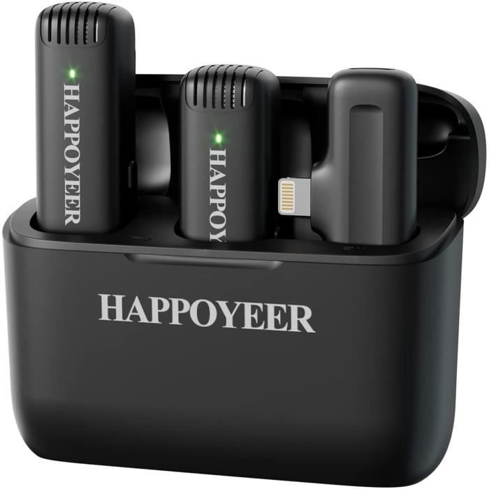 Microphones Lavalier Sans Fil BOYA BY-WM3T2 U1 USB-C - Micro Portable Pour Android IPhone, Enregistrement Vidéo YouTube TikTok
