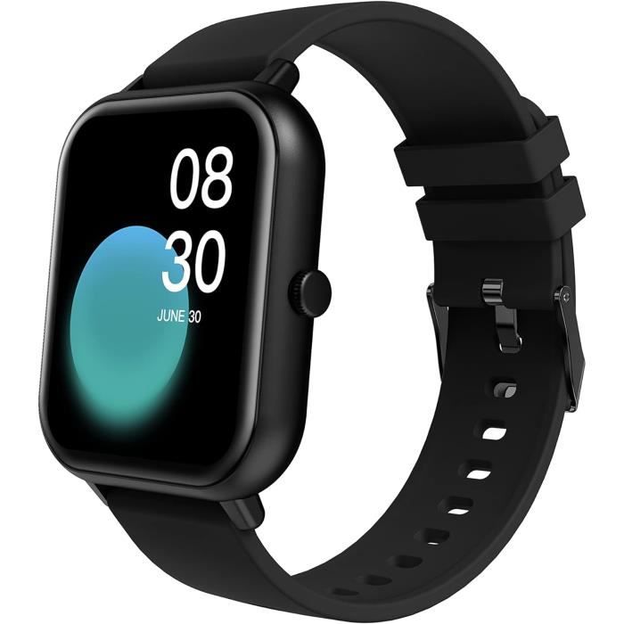 Montre Connectée Homme Sport 1.85" écran Full HD - Batterie 730mAh, IP68, 120 Modes Sport, Monitoring Cardiaque, Appels Bluetooth