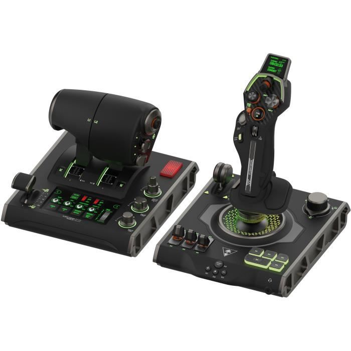 Système de simulation HOTAS premium - TURTLE BEACH - VelocityOne™ Flightdeck - Pour PC Windows 10 et 11